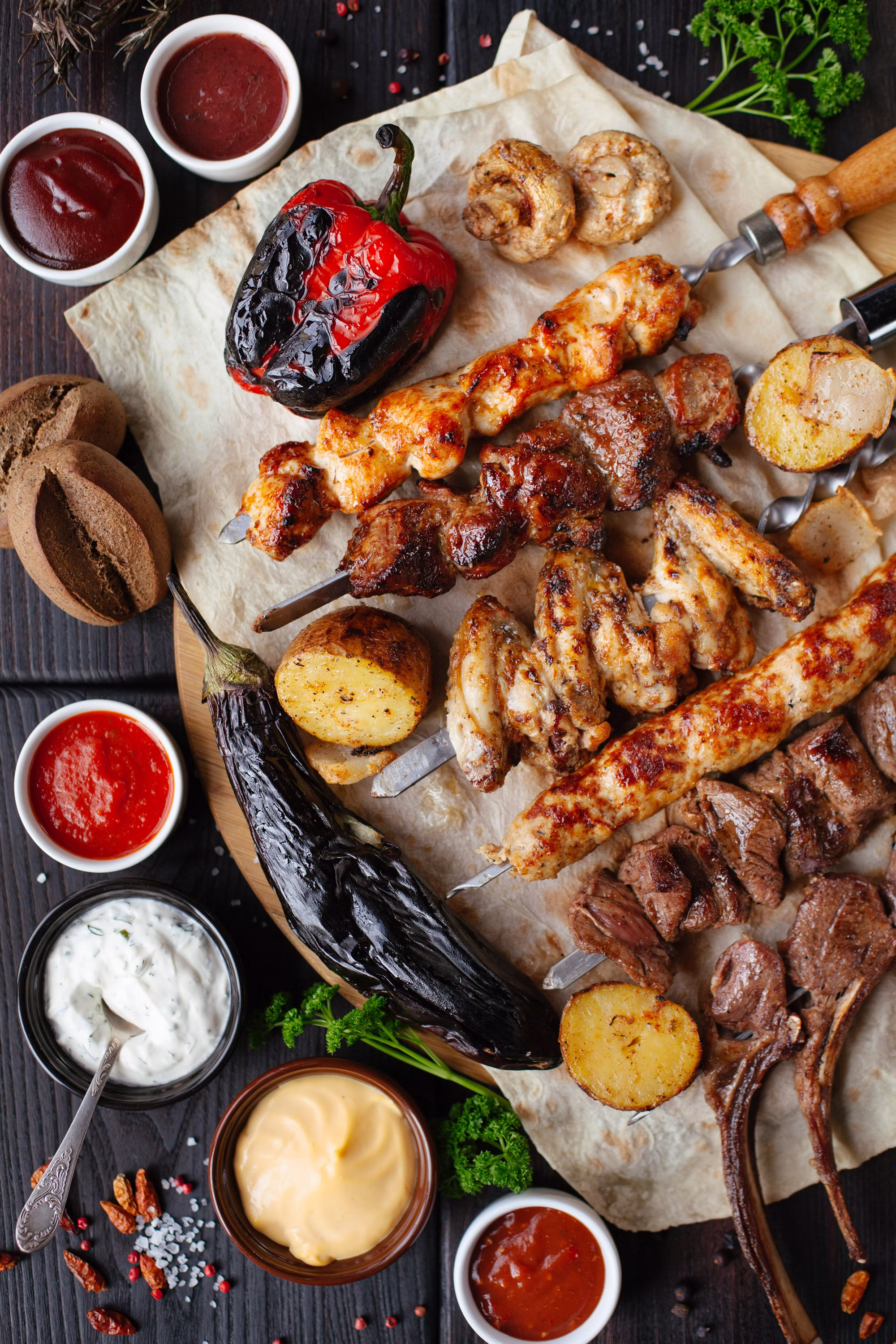 Kebapistan karışık ızgara tabağı